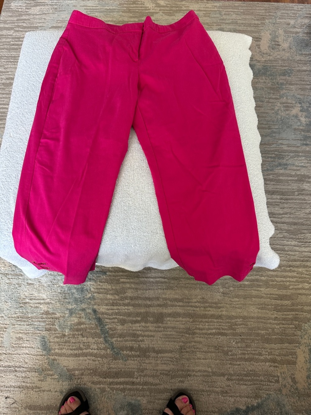 JM Collection Capri pants.  Size 10, pink.  Excellent condition.